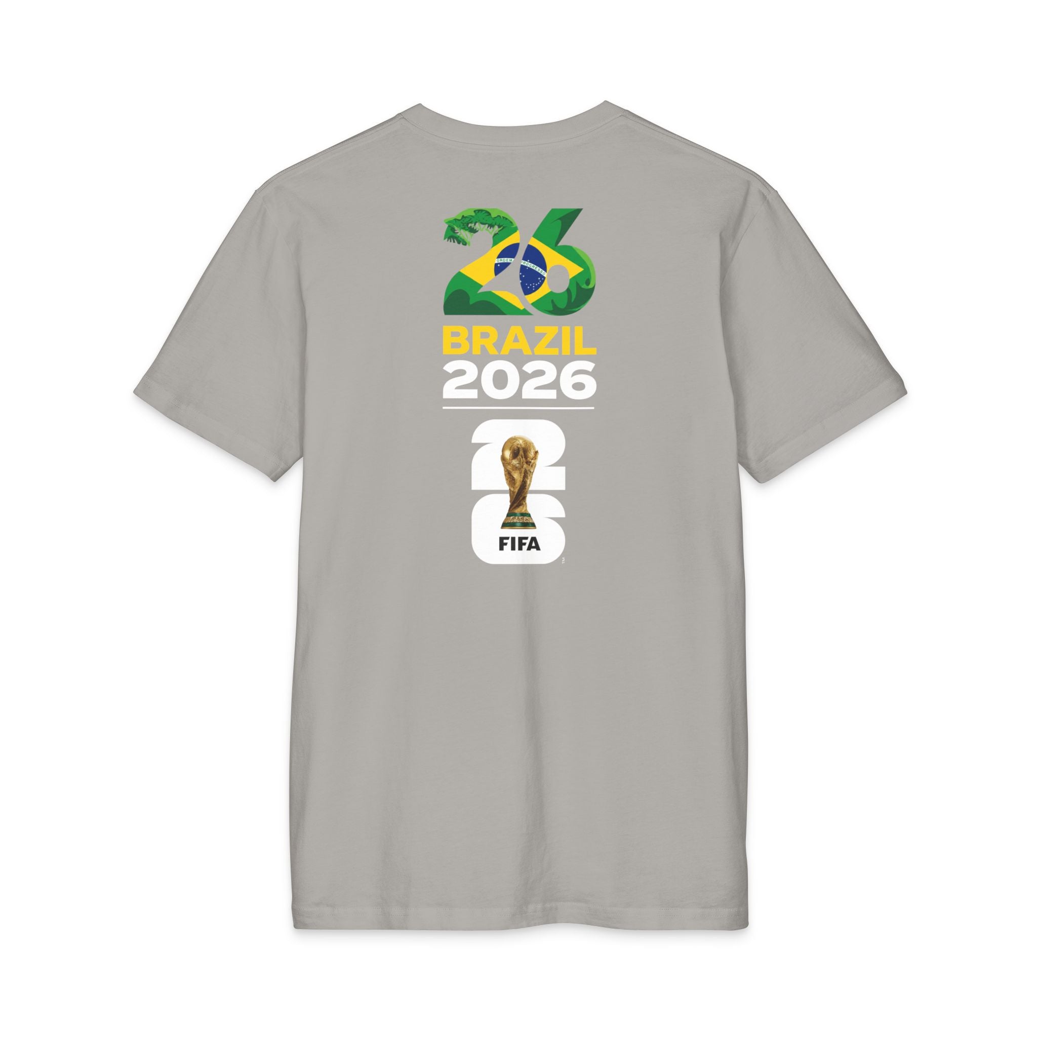 Brazil 2026 FIFA World Cup T‑Shirt — Back Logo Tee