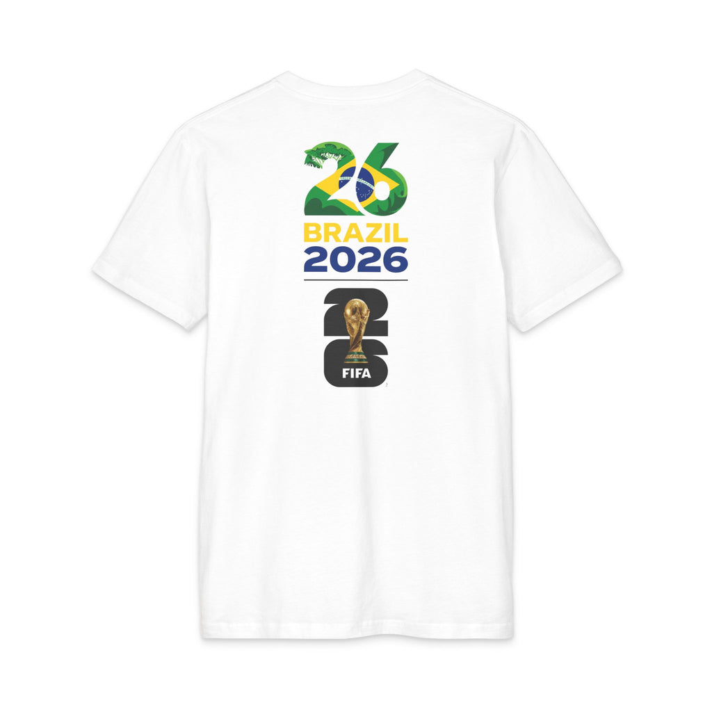 Brazil 2026 FIFA World Cup T‑Shirt — Back Logo Tee