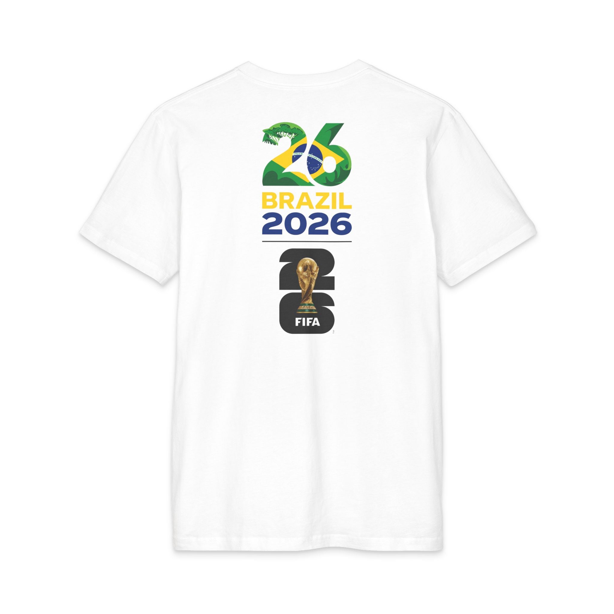 Brazil 2026 FIFA World Cup T‑Shirt — Back Logo Tee
