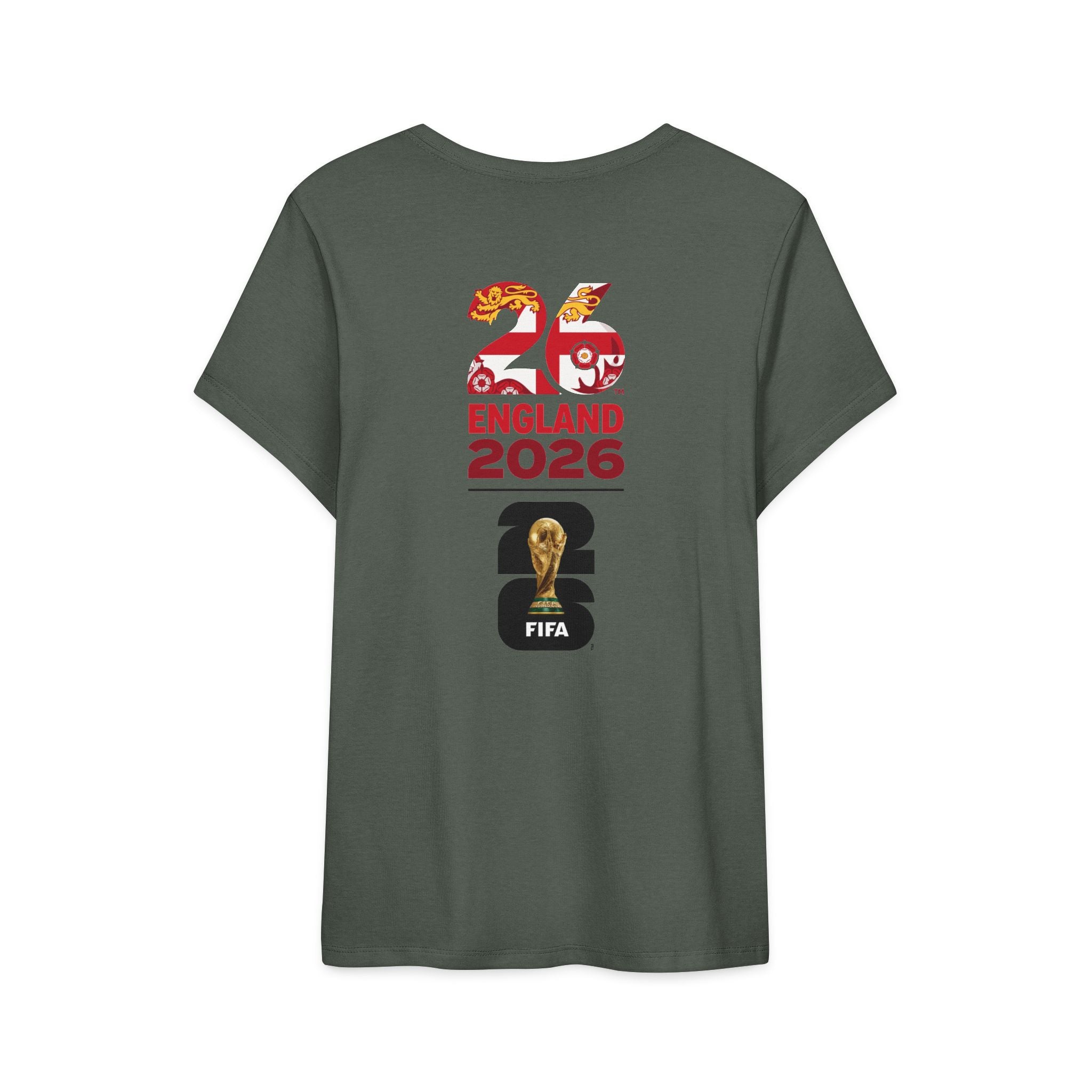 England 2026 FIFA World Cup T‑Shirt — Retro Tournament Logo Tee