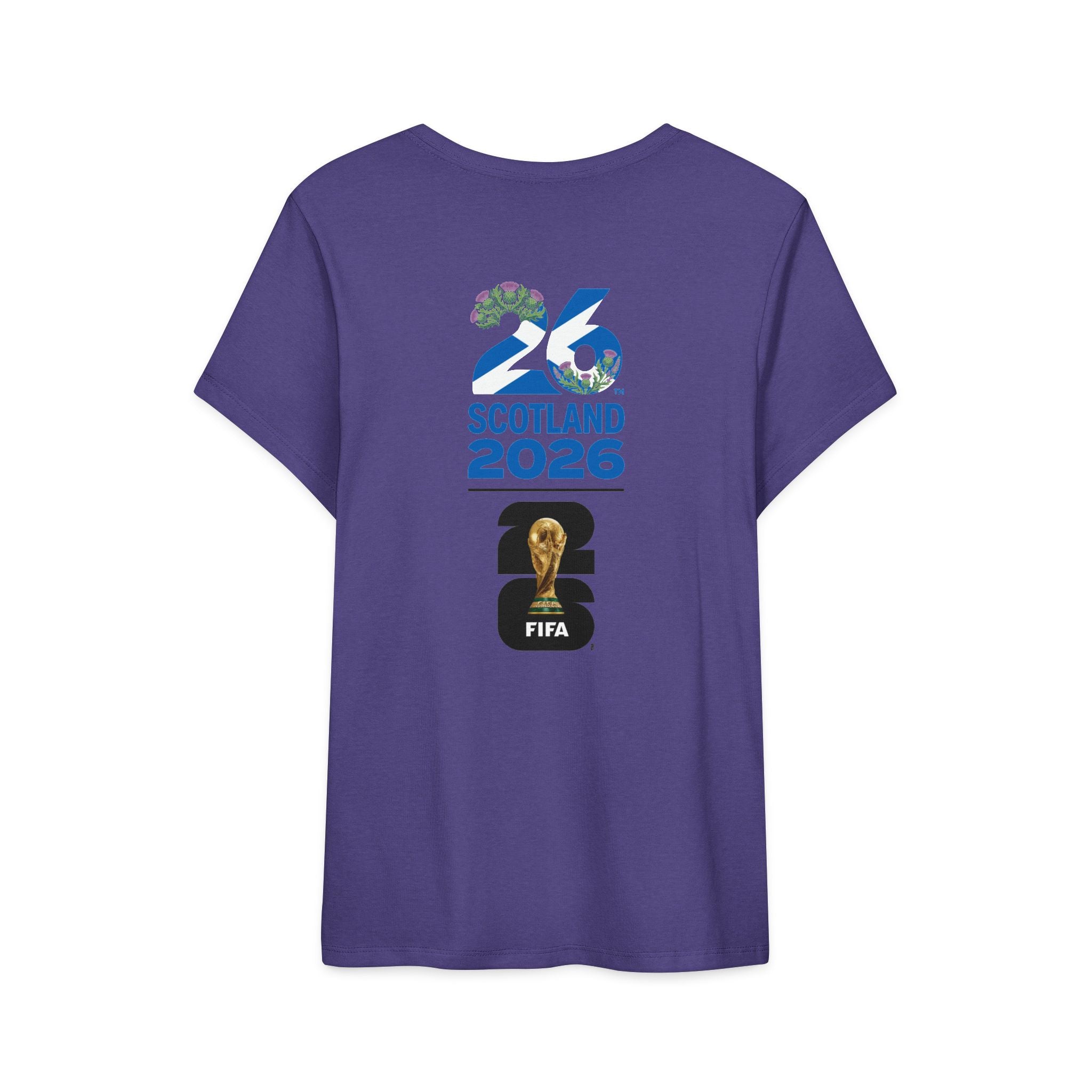 Scotland 2026 FIFA World Cup T‑Shirt — Women’s Soccer Fan Tee