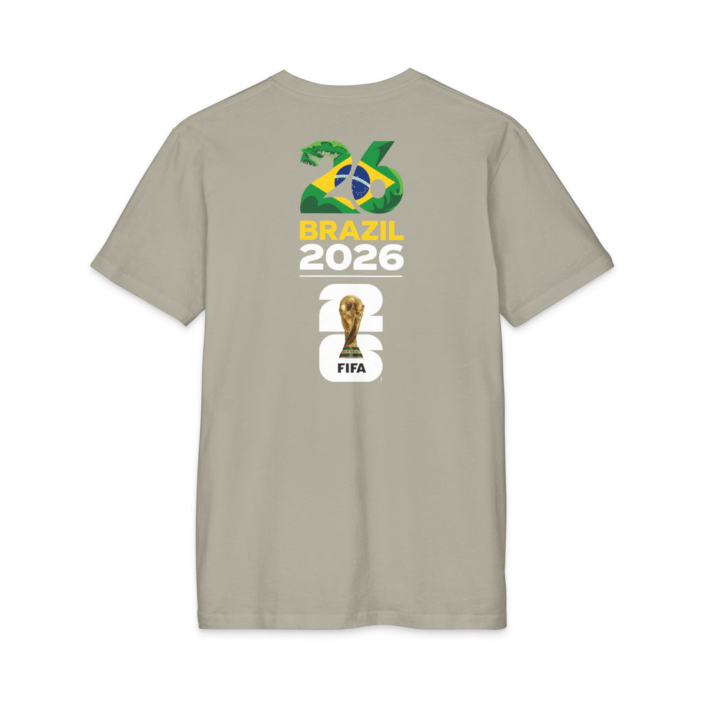 Brazil 2026 FIFA World Cup T‑Shirt — Back Logo Tee