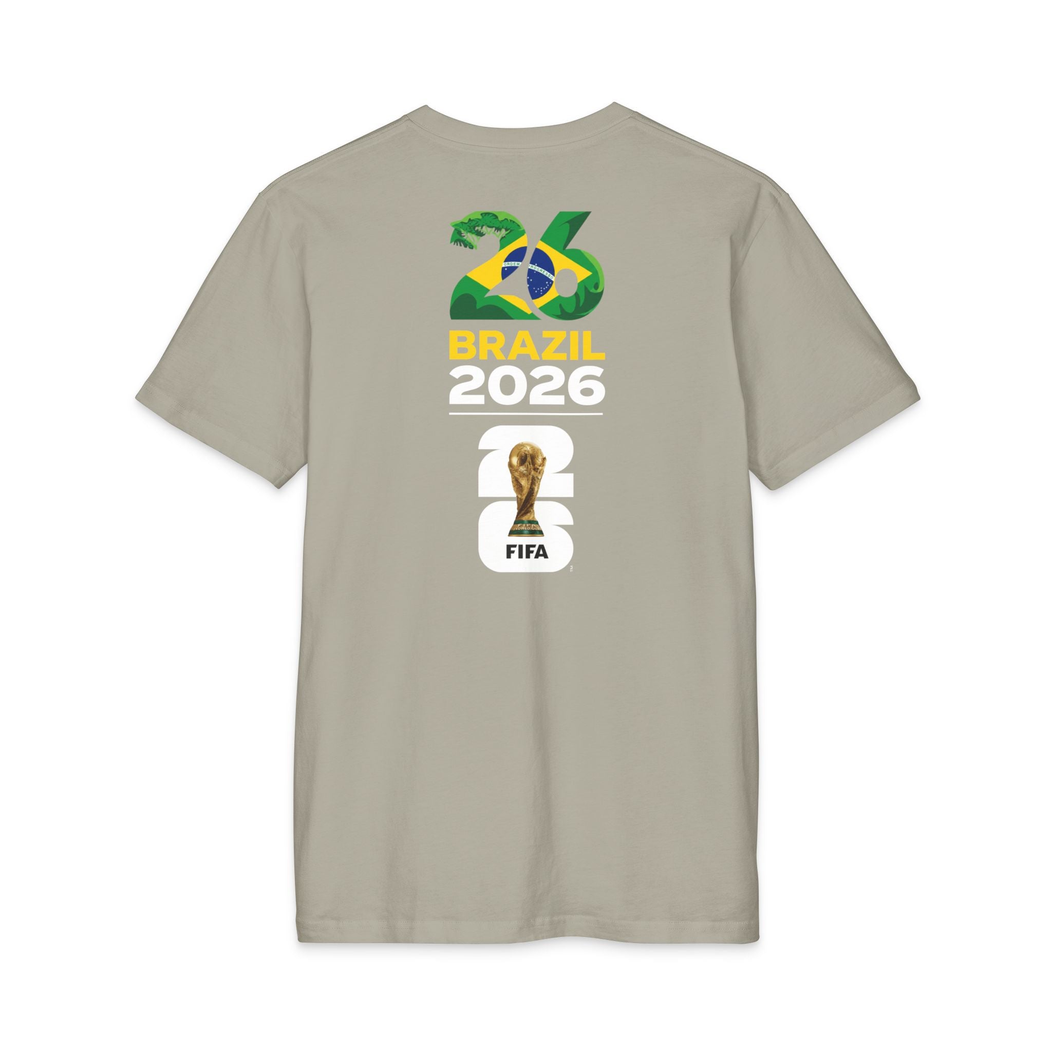 Brazil 2026 FIFA World Cup T‑Shirt — Back Logo Tee