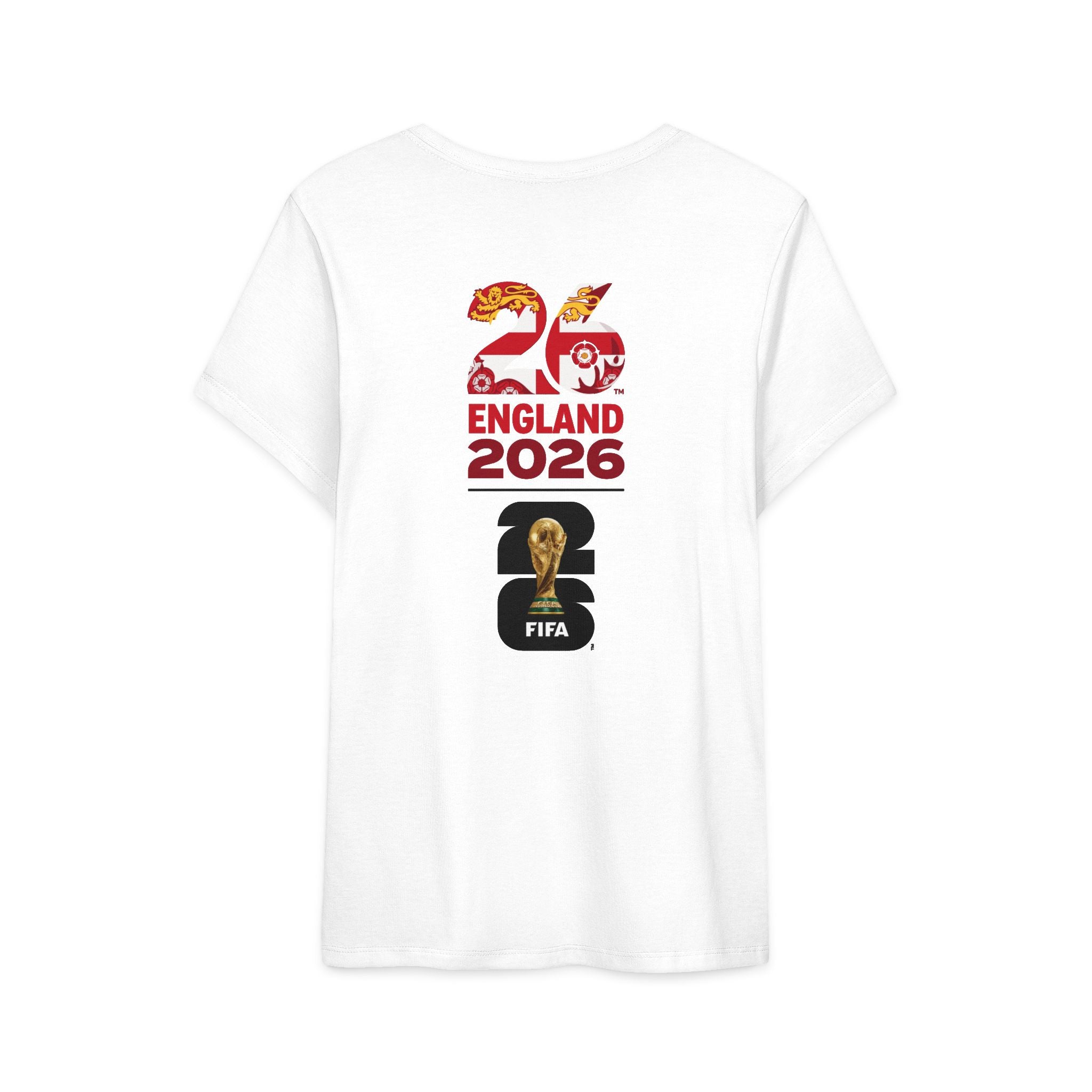 England 2026 FIFA World Cup T‑Shirt — Retro Tournament Logo Tee