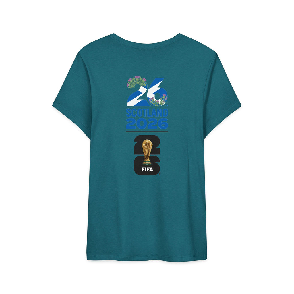 Scotland 2026 FIFA World Cup T‑Shirt — Women’s Soccer Fan Tee