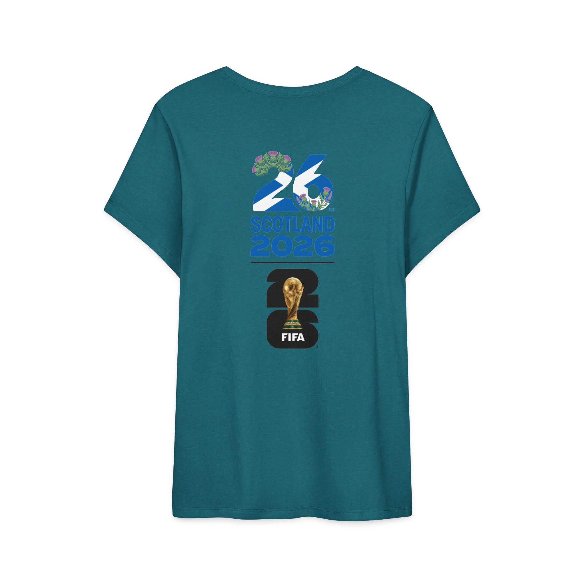 Scotland 2026 FIFA World Cup T‑Shirt — Women’s Soccer Fan Tee