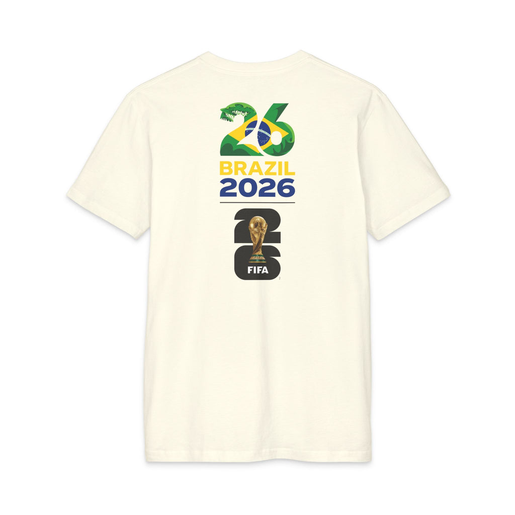 Brazil 2026 FIFA World Cup T‑Shirt — Back Logo Tee