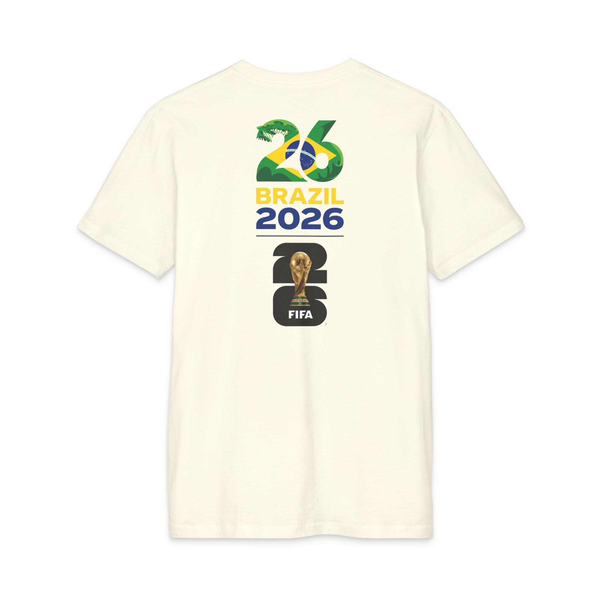 Brazil 2026 FIFA World Cup T‑Shirt — Back Logo Tee
