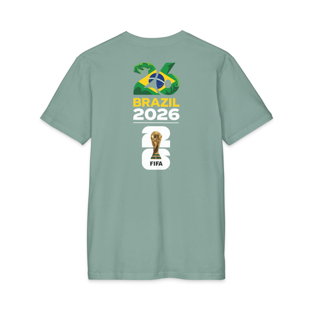 Brazil 2026 FIFA World Cup T‑Shirt — Back Logo Tee