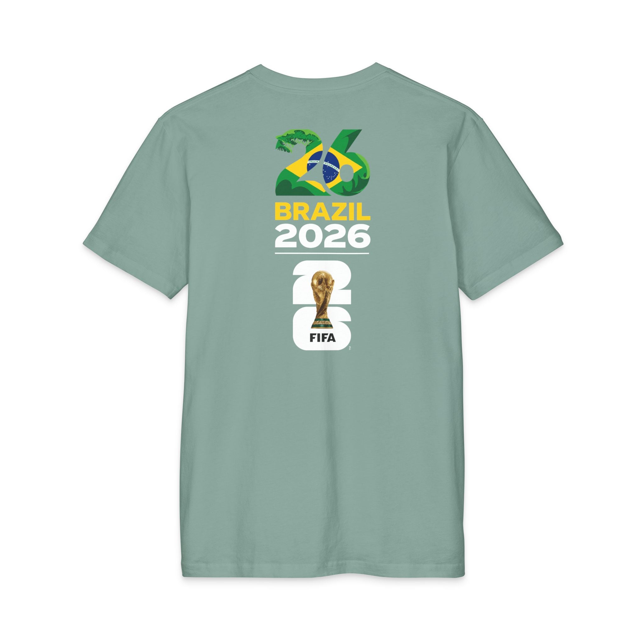 Brazil 2026 FIFA World Cup T‑Shirt — Back Logo Tee