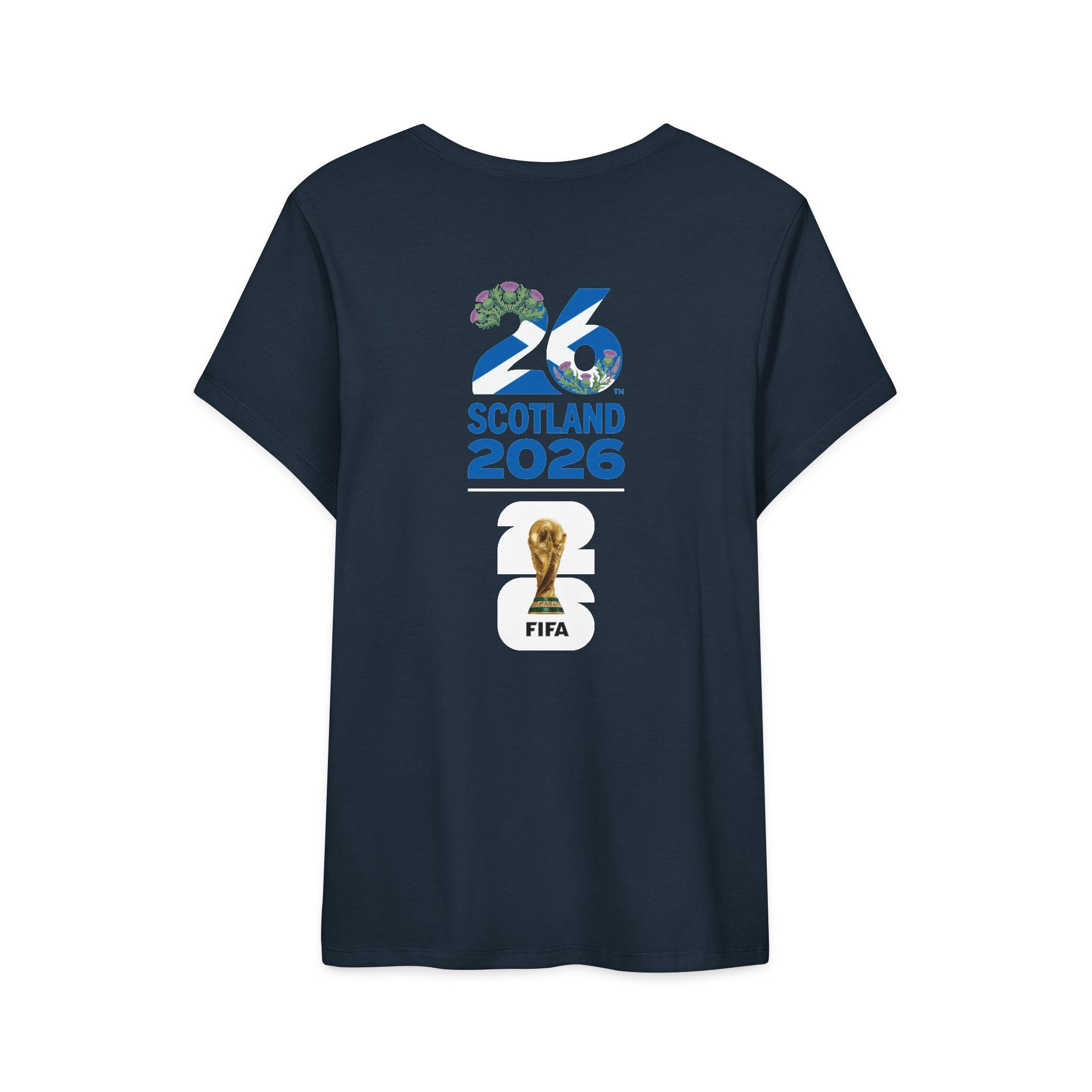 Scotland 2026 FIFA World Cup T‑Shirt — Women’s Soccer Fan Tee