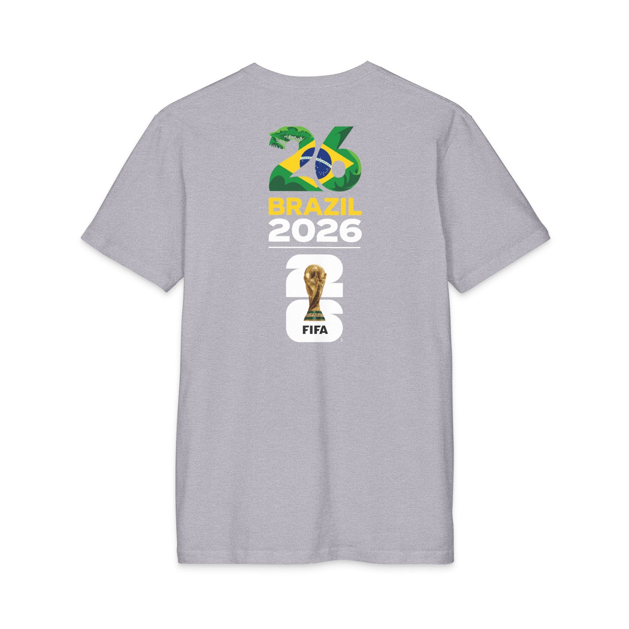 Brazil 2026 FIFA World Cup T‑Shirt — Back Logo Tee