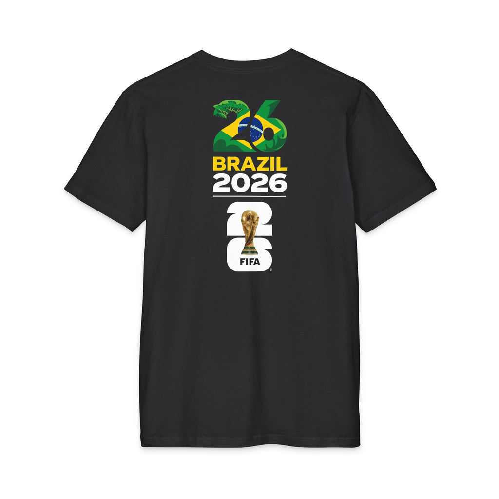Brazil 2026 FIFA World Cup T‑Shirt — Back Logo Tee