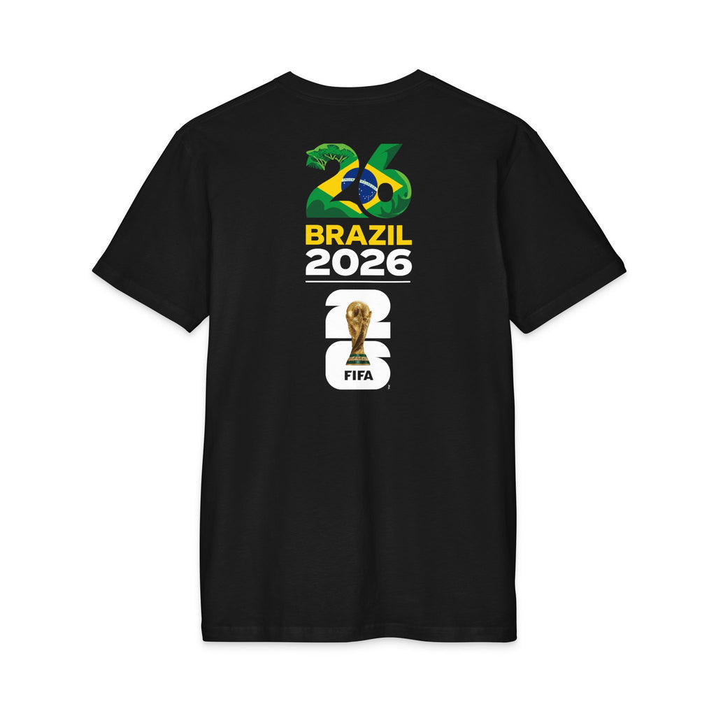Brazil 2026 FIFA World Cup T‑Shirt — Back Logo Tee