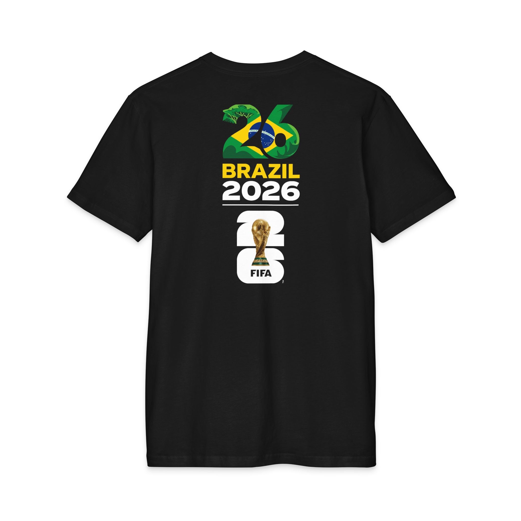 Brazil 2026 FIFA World Cup T‑Shirt — Back Logo Tee