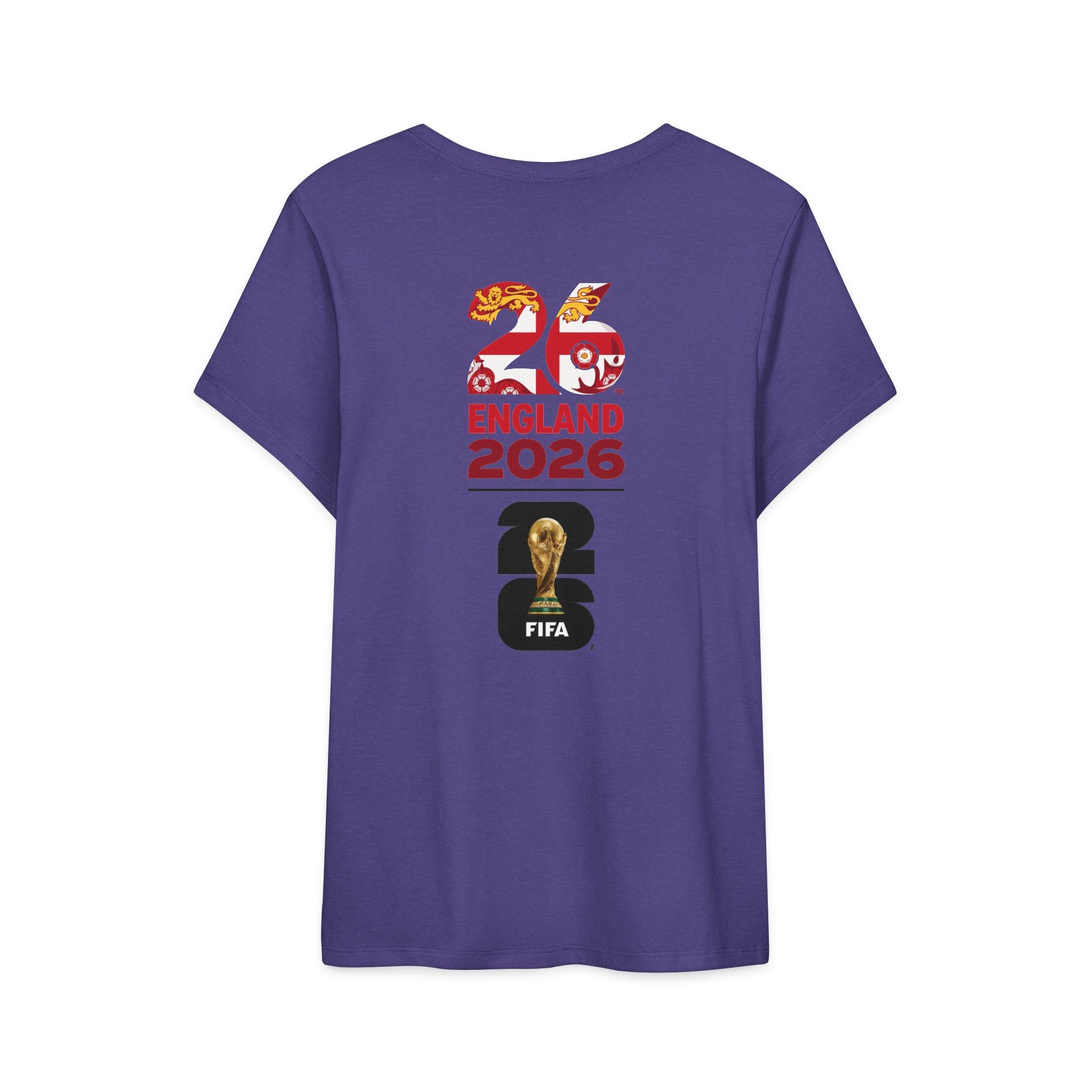 England 2026 FIFA World Cup T‑Shirt — Retro Tournament Logo Tee