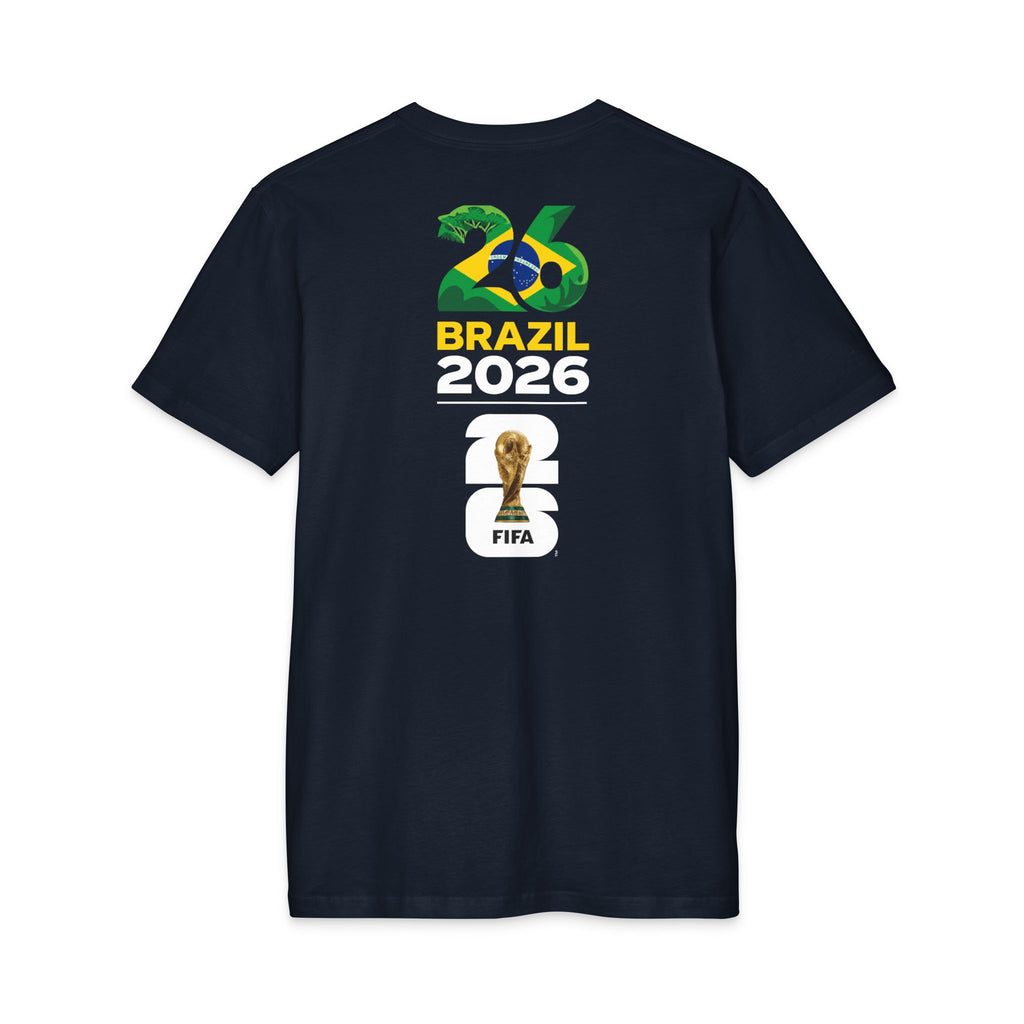 Brazil 2026 FIFA World Cup T‑Shirt — Back Logo Tee