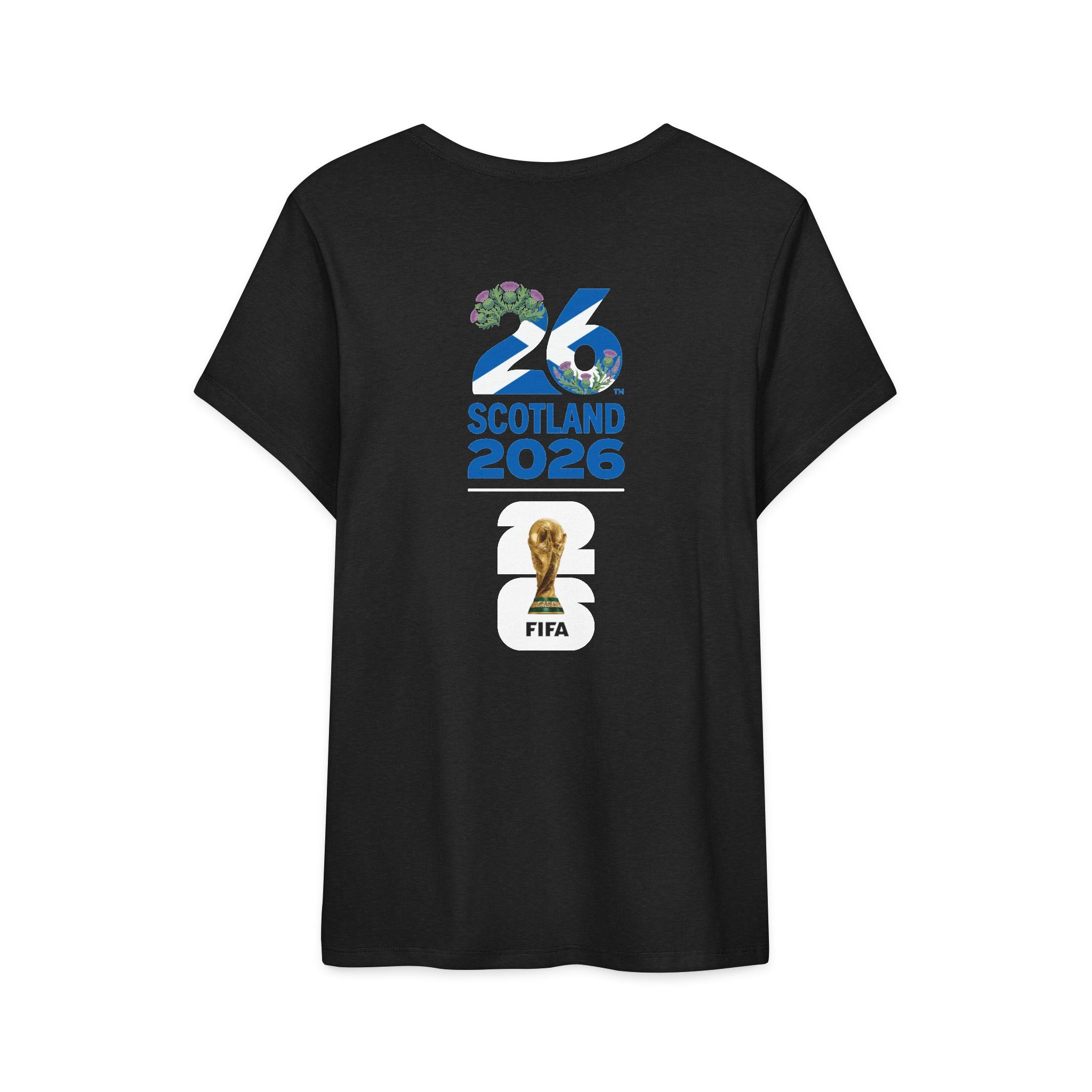 Scotland 2026 FIFA World Cup T‑Shirt — Women’s Soccer Fan Tee