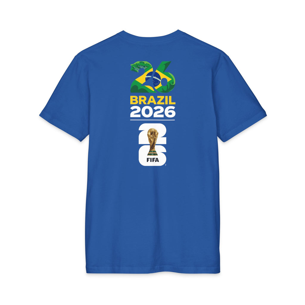 Brazil 2026 FIFA World Cup T‑Shirt — Back Logo Tee